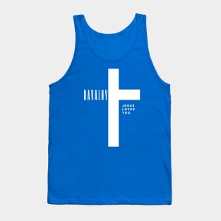 ALEXEI NAVALNY JESUS LOVES YOU Tank Top